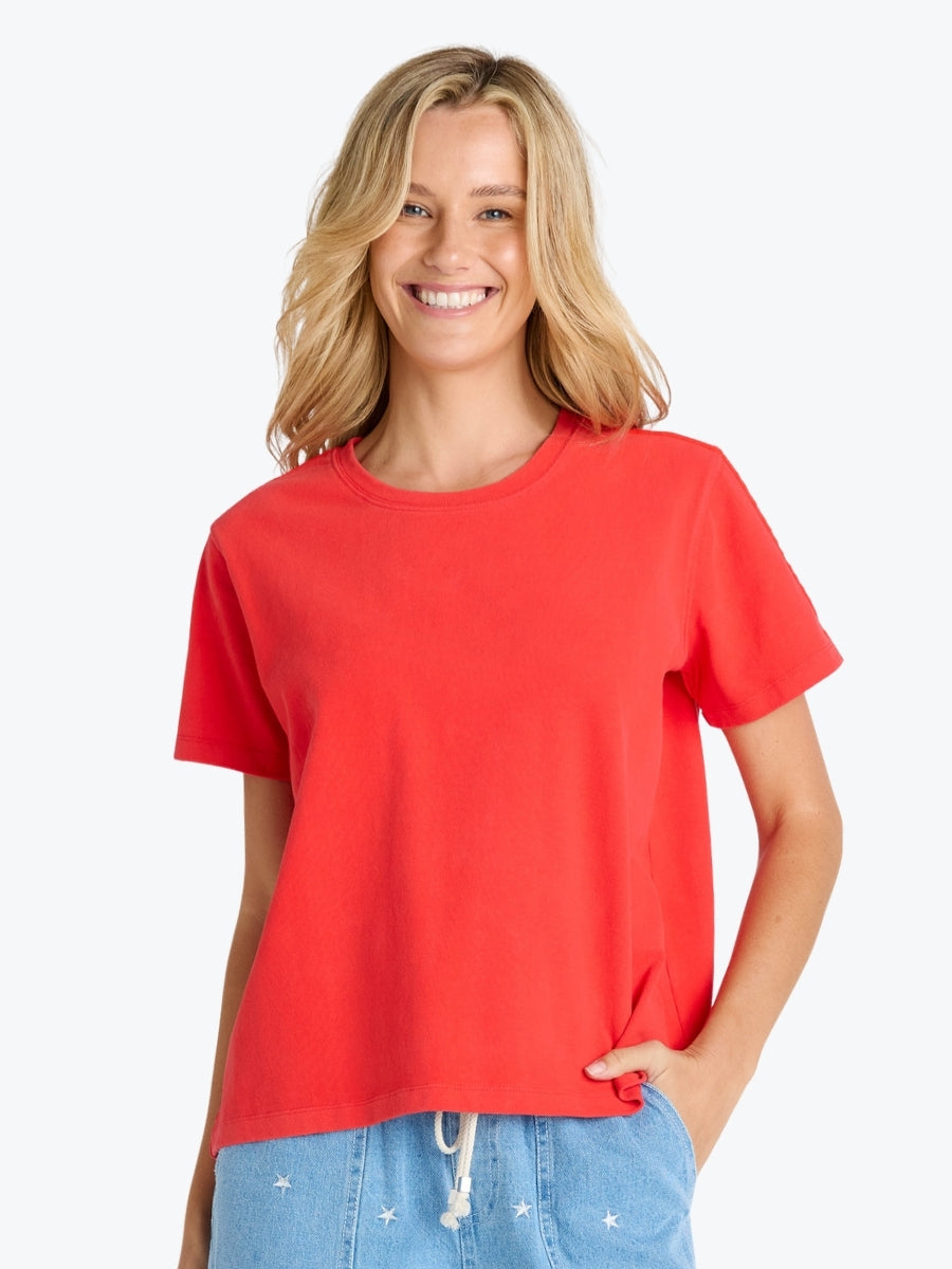 Betty Basics Base Tee | Red