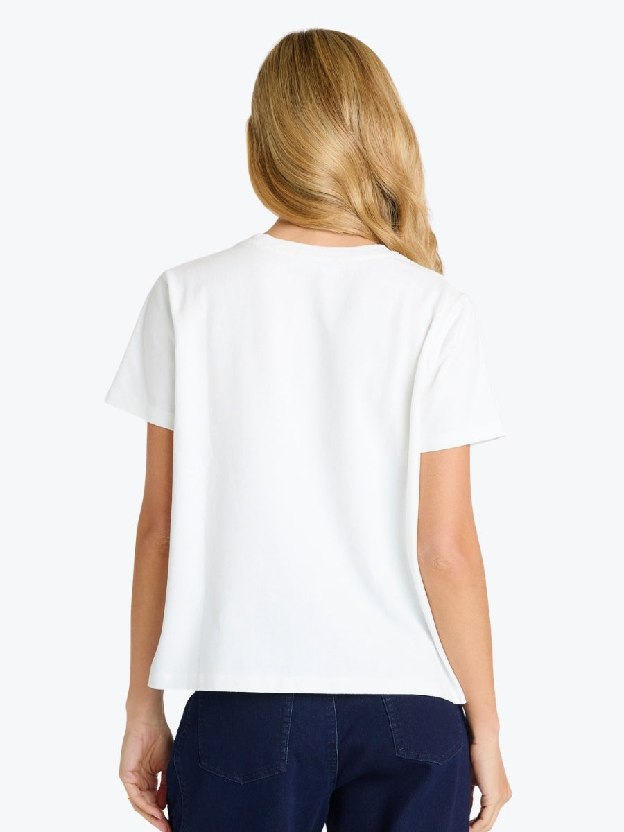 Betty Basics Base Tee | White