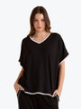 Betty Basics Clara Tee | Black