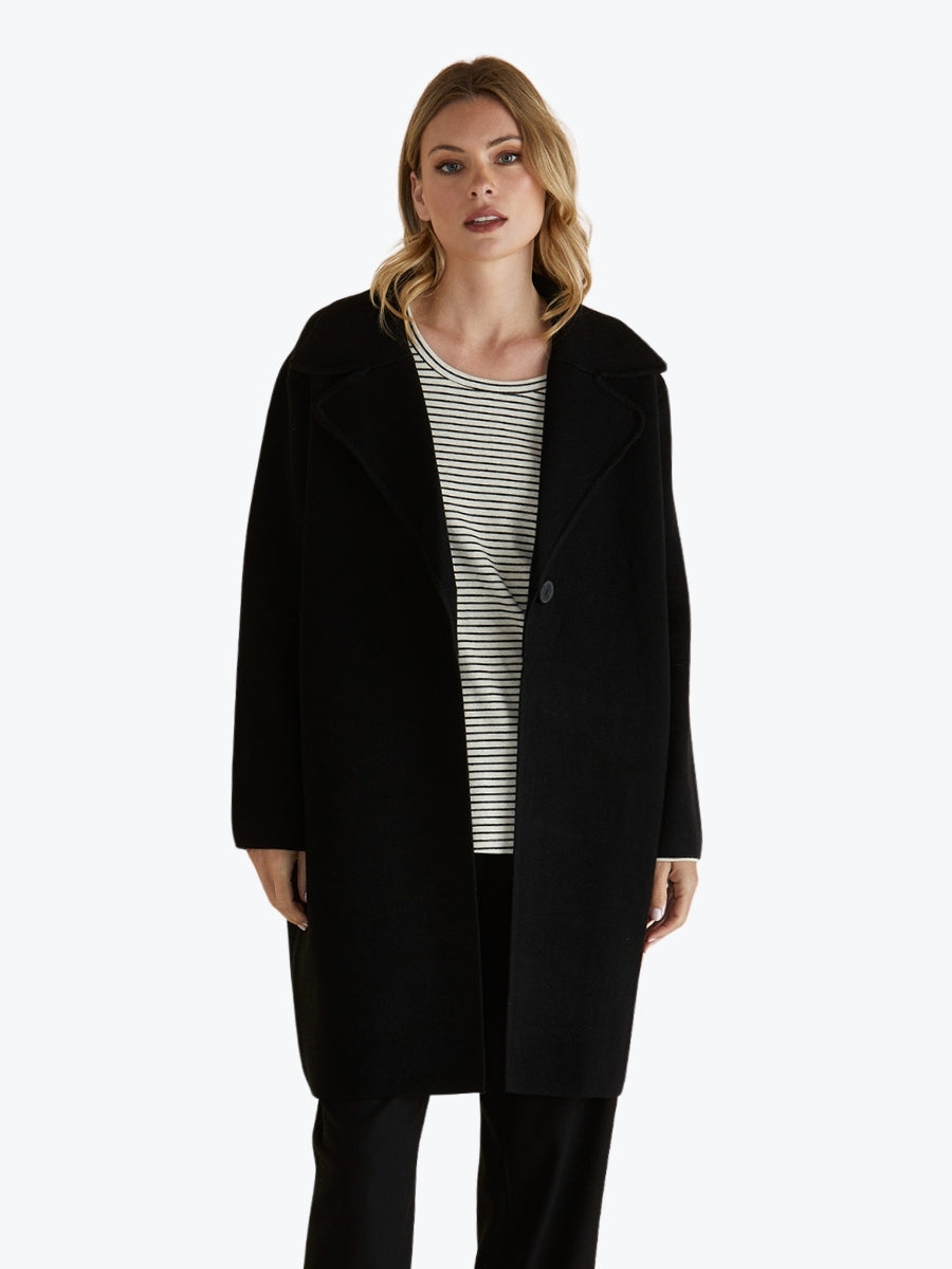 Betty Basics Cosette Coatigan in Black