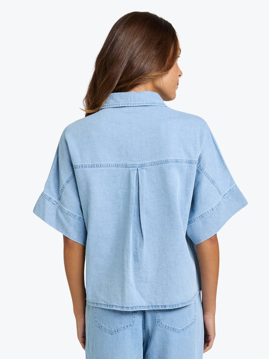 Betty Basics Dawn Denim Shirt | Medium Wash