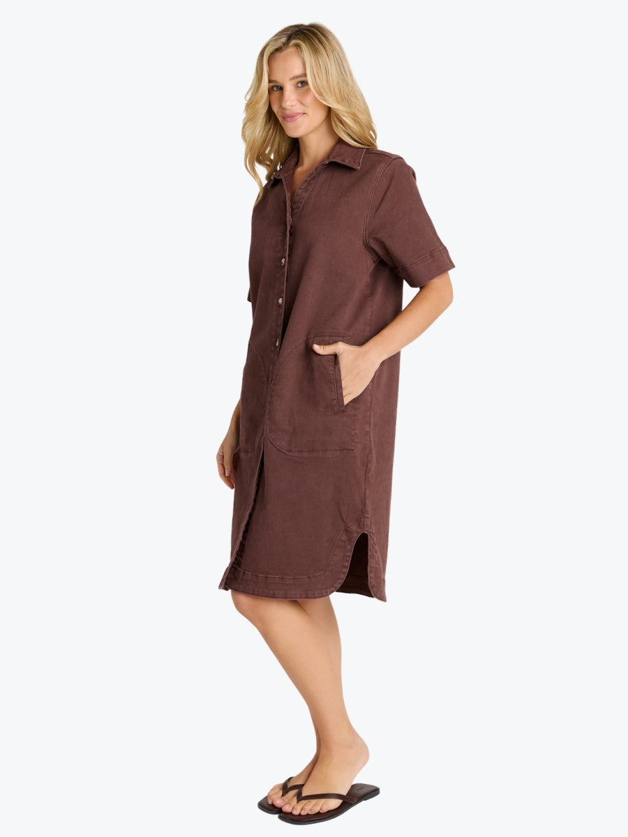 Betty Basics Dawson Denim Dress | Chocolate