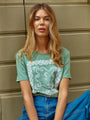 Betty Basics Ellia Crew Tee | Floral Print