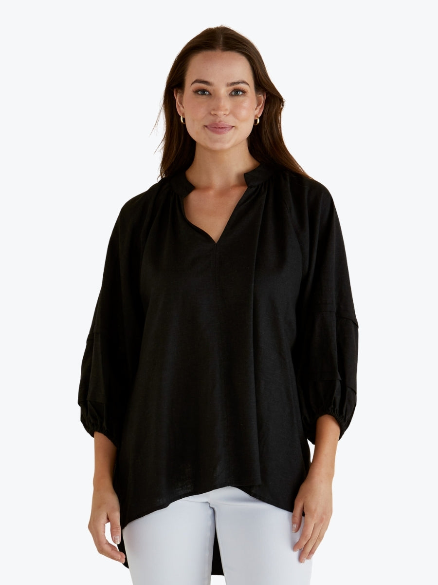 Betty Basics Grazia Blouse in Black