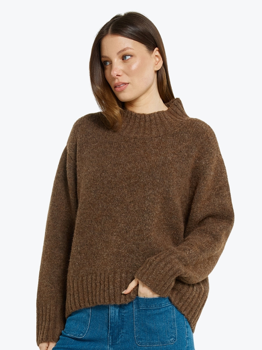 Betty Basics Lola Jumper | Chocolate