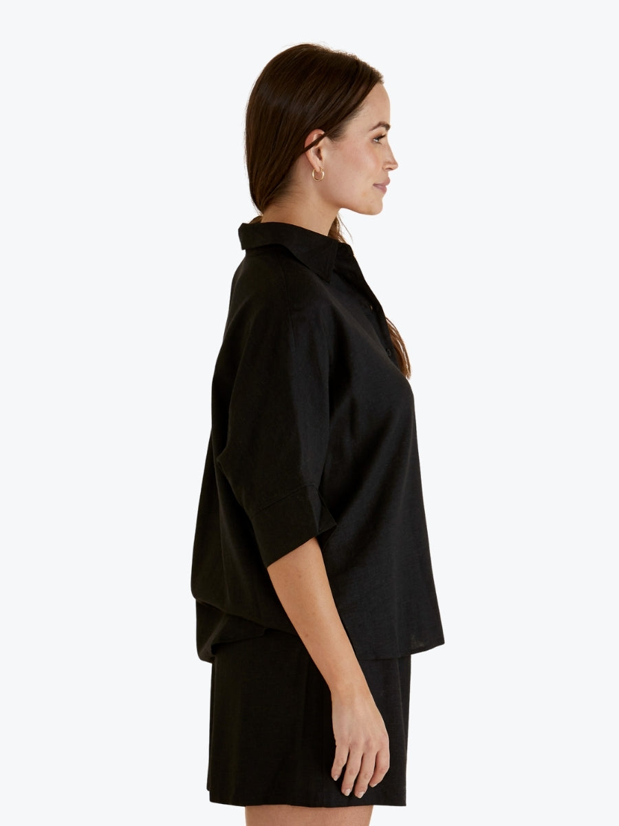 Betty Basics Lynwood Linen Shirt BB8435