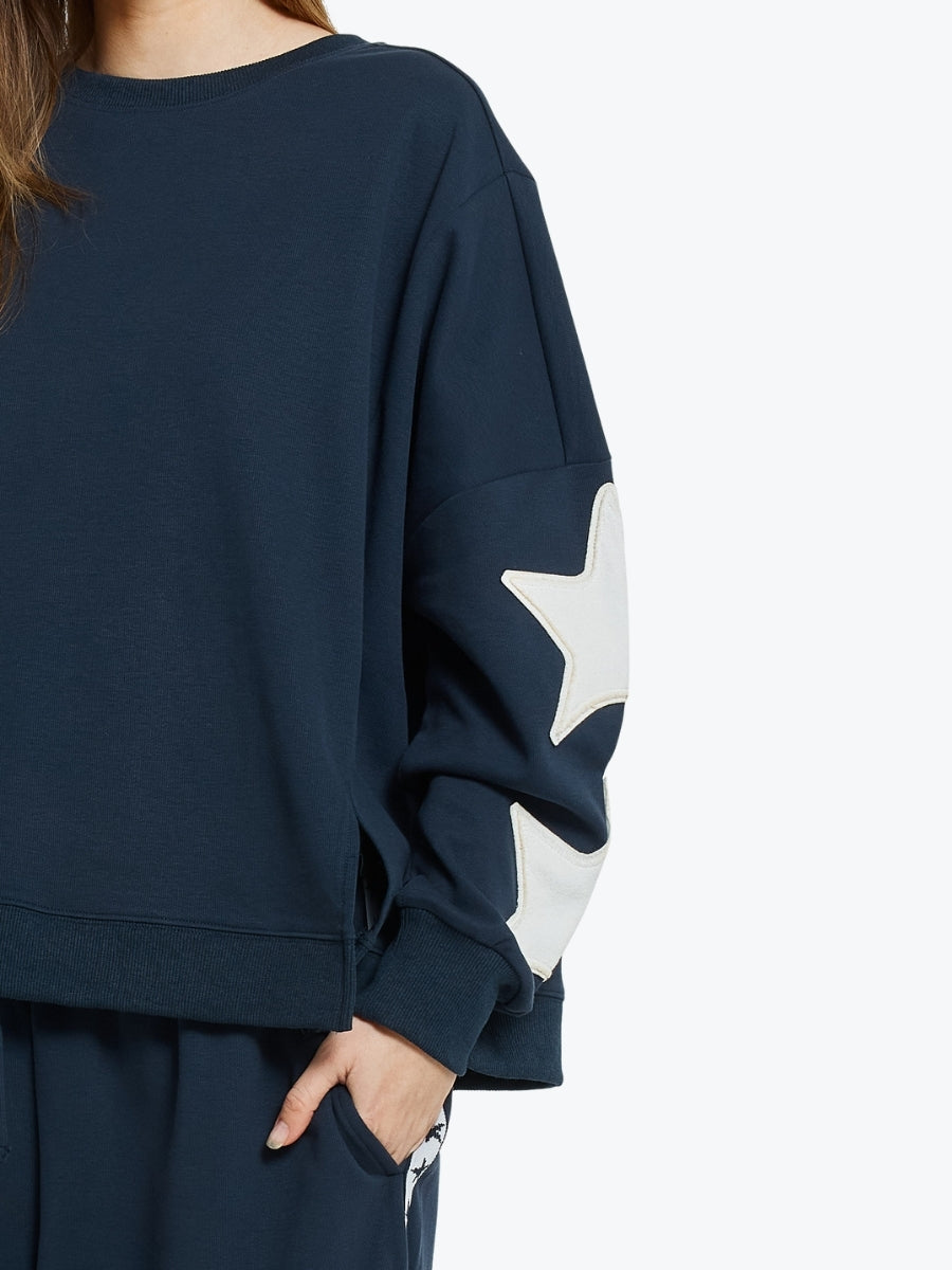 Betty Basics Saskia Sweatshirt | Navy