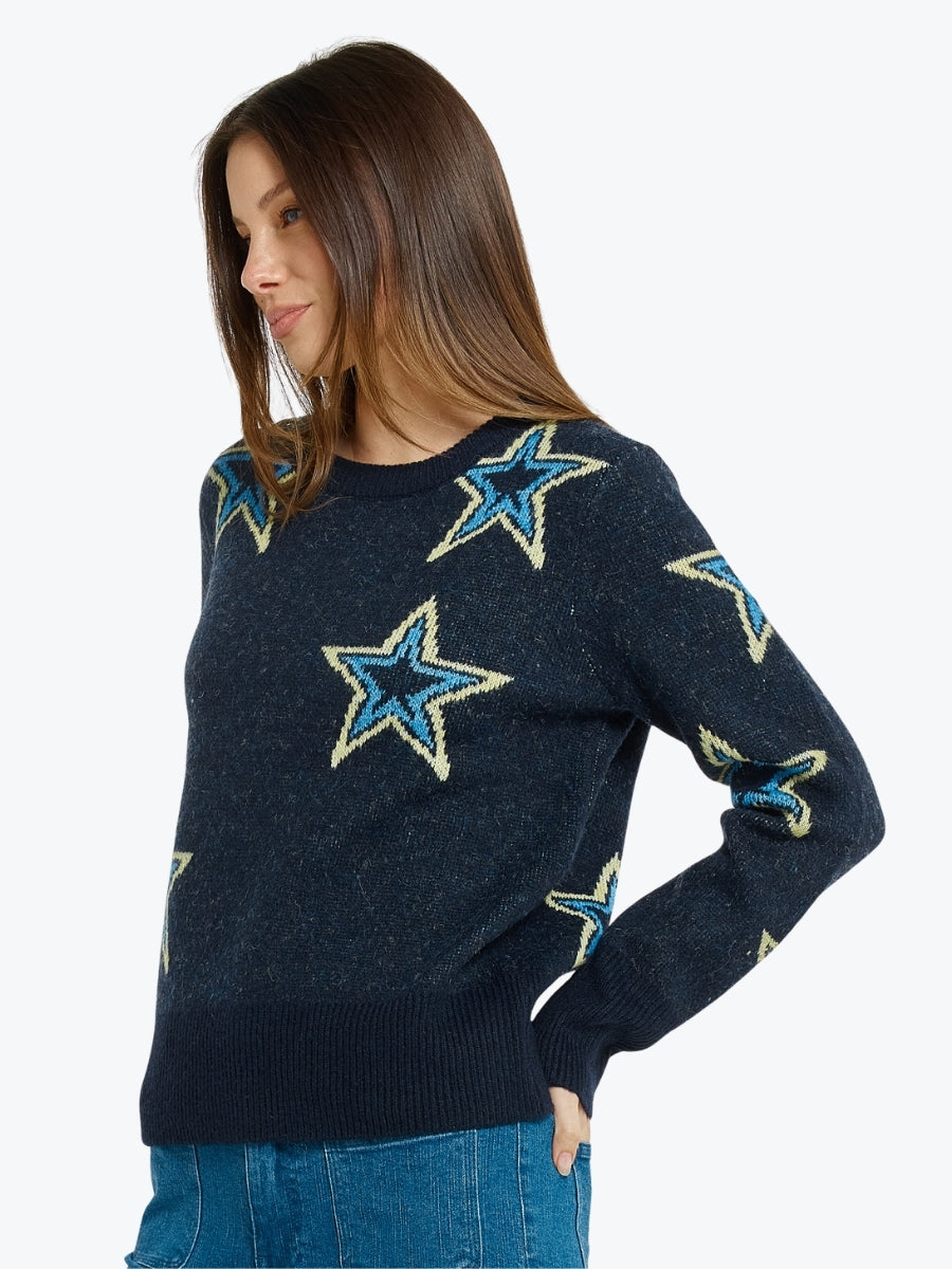 Betty Basics Serena Sweater | Star Jacquard