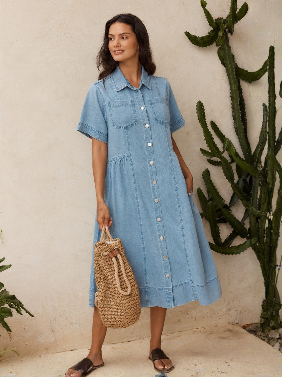 Betty Basics Willow Denim Dress | Medium Wash