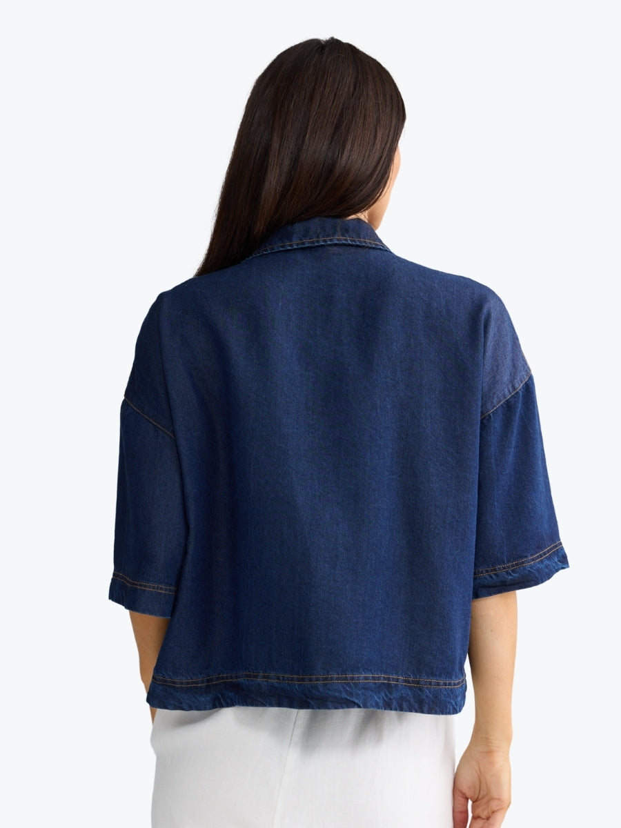Brave + True Barrymore Shirt | Indigo