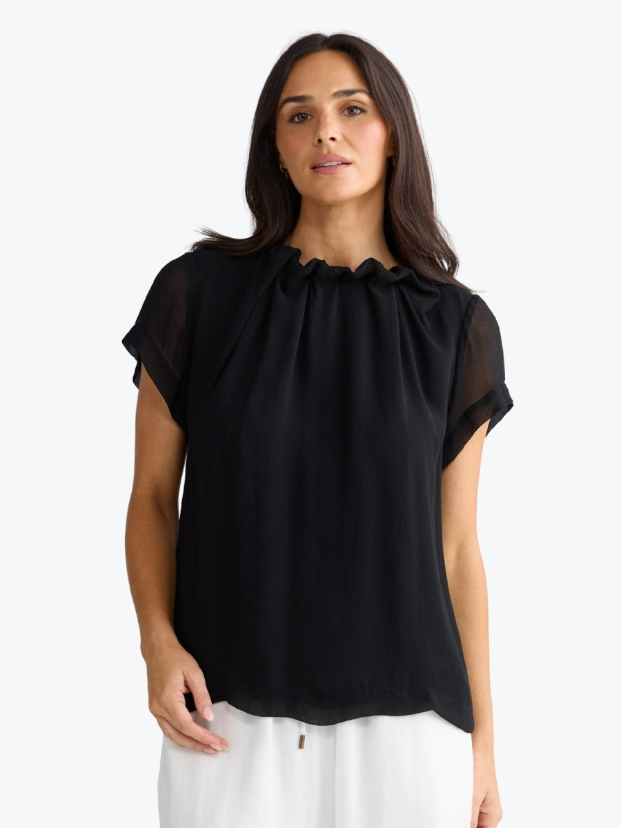 Brave + True Carina Blouse | Black