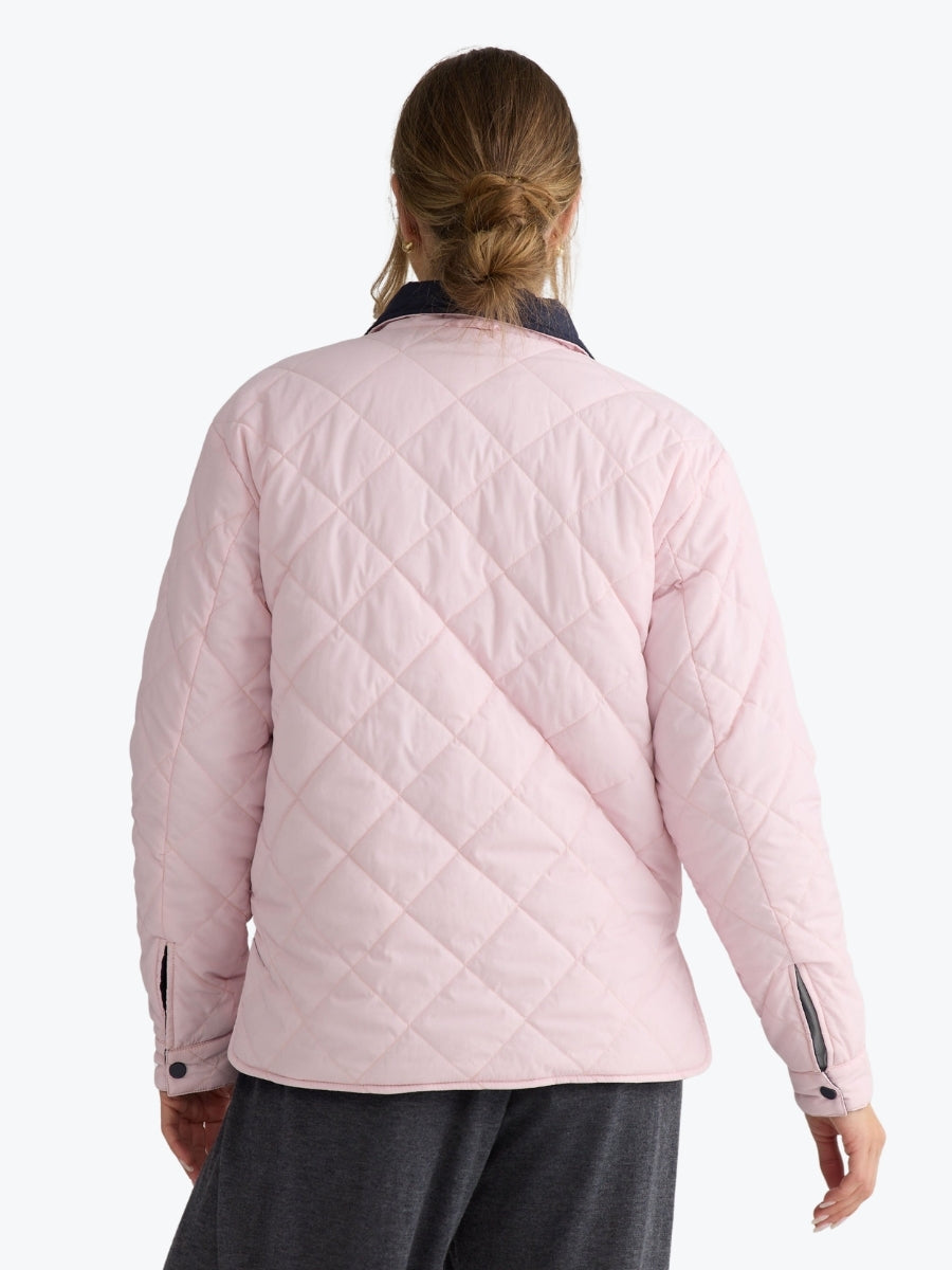 Brave + True Ellis Reversible Puffer | Navy/Pink