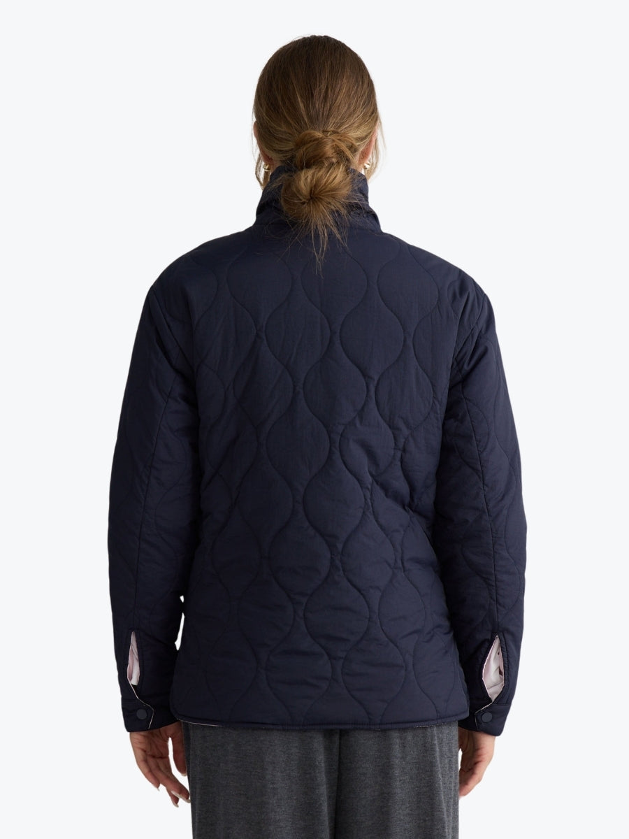 Brave + True Ellis Reversible Puffer | Navy/Pink