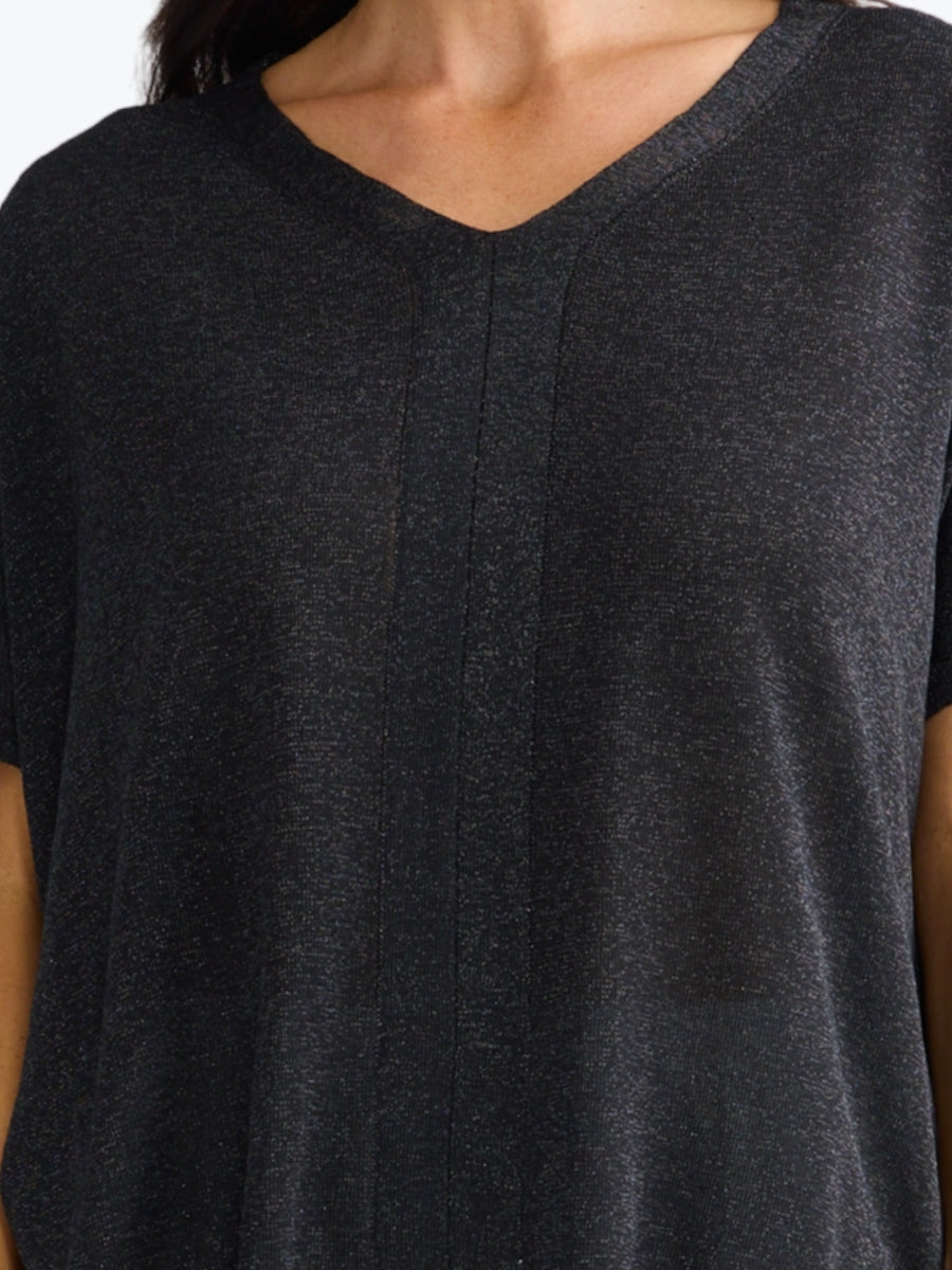 Brave + True Jessamy Top | Black W Silver