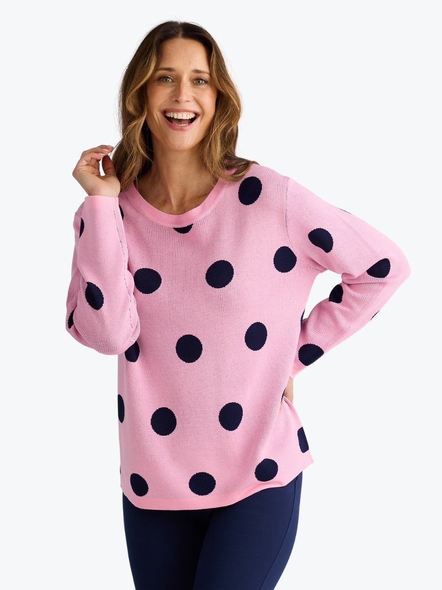Brave + True Petra Polka Dot Knit