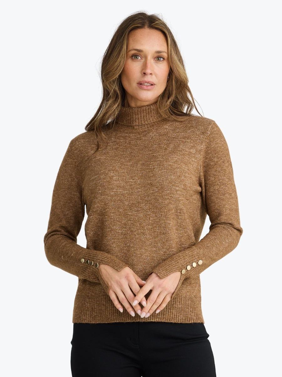 Brave + True Pilot Knit in Nut Marle