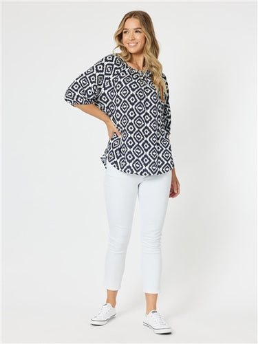 Threadz Diamond Tunic 46045