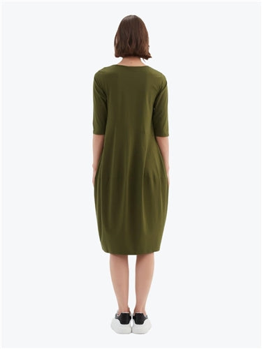 Tirelli Diagonal Seam Dress