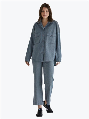 Betty Basics Cherry Denim Shirt BB8376