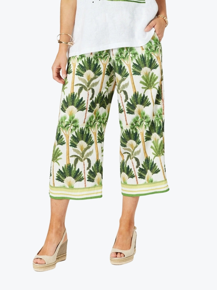 Clarity Amazon Print Pant in Green Multi
