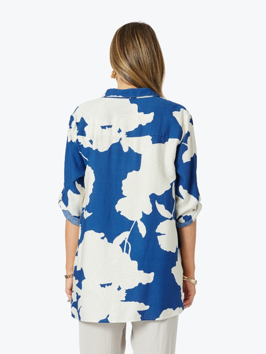 Clarity Barcelona Floral Print Shirt 47851