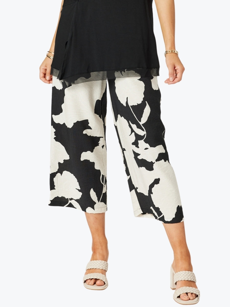 Clarity Barcelona Print Pant in Black/Natural