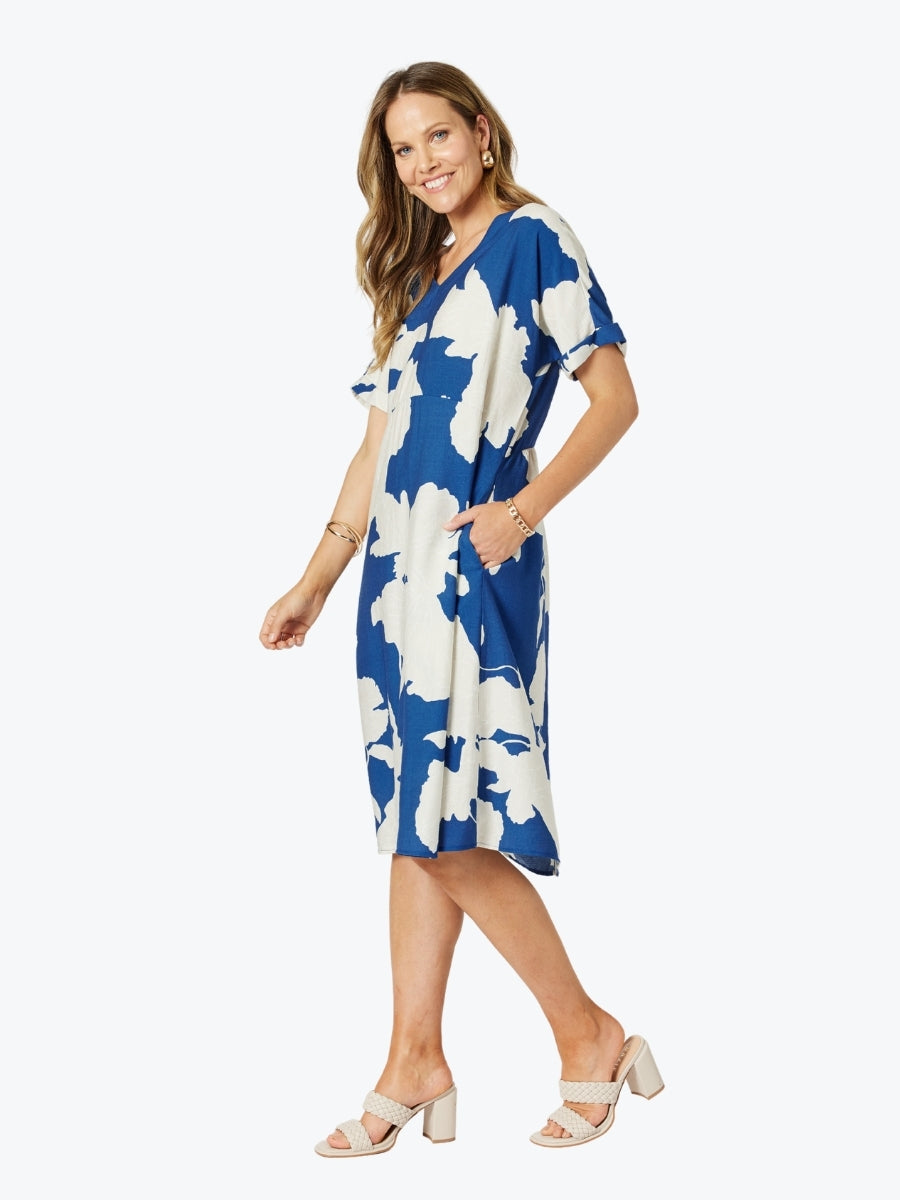 Clarity Barcelona V Neck Dress 47856