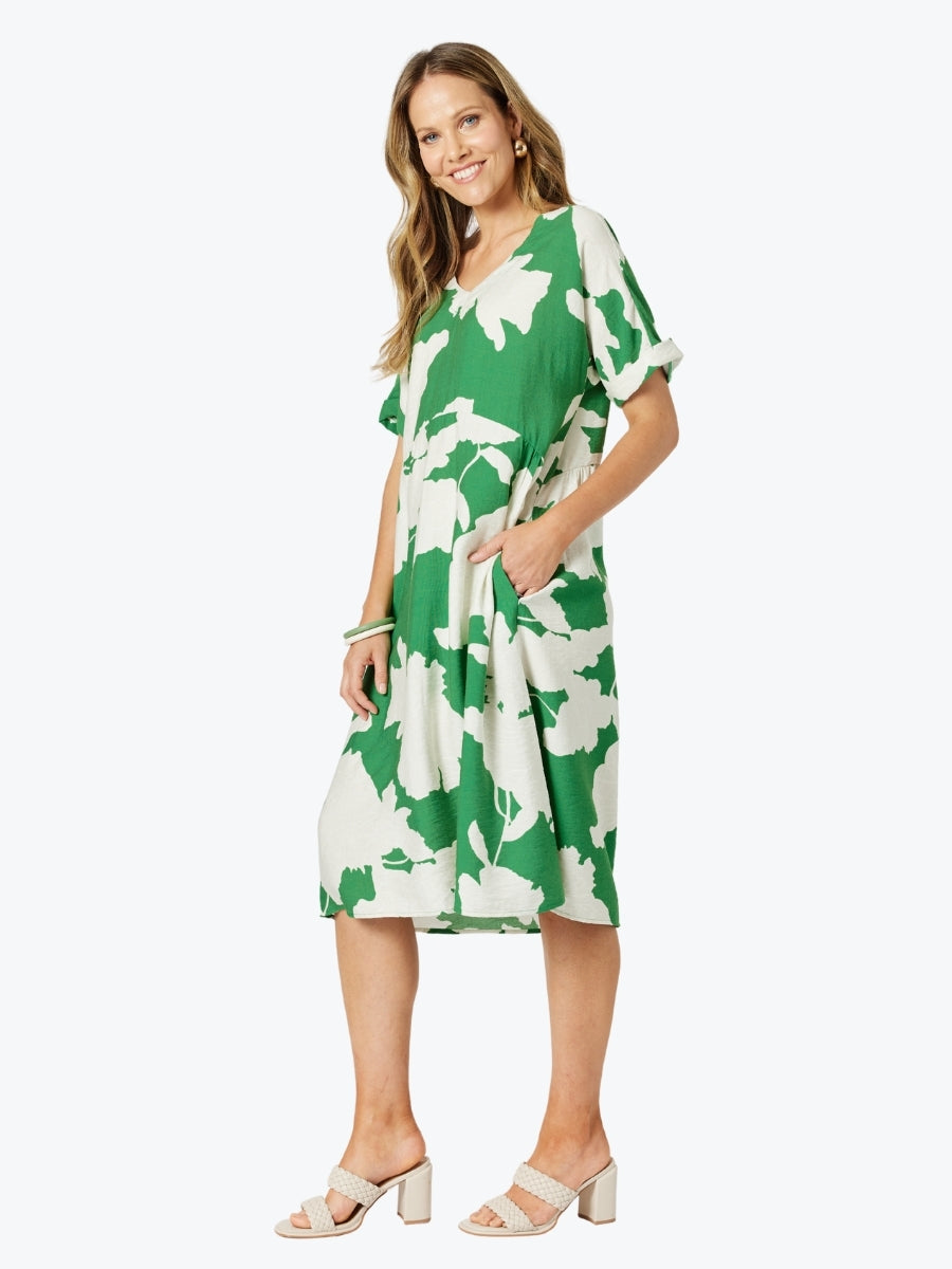 Clarity Barcelona V Neck Dress 47856