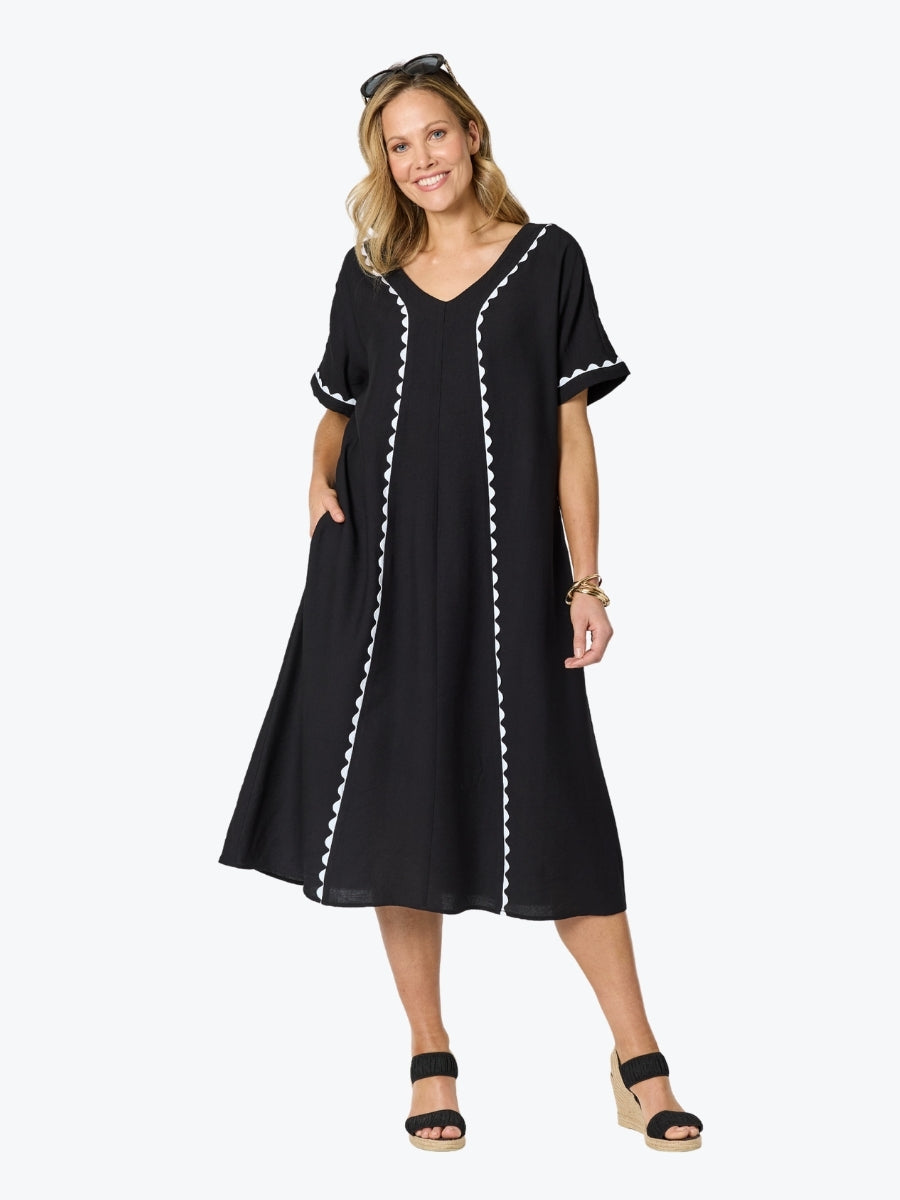 Clarity Del Mar Dress | Black