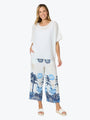 Clarity Escape Print Wide Leg Pant | Azure Multi