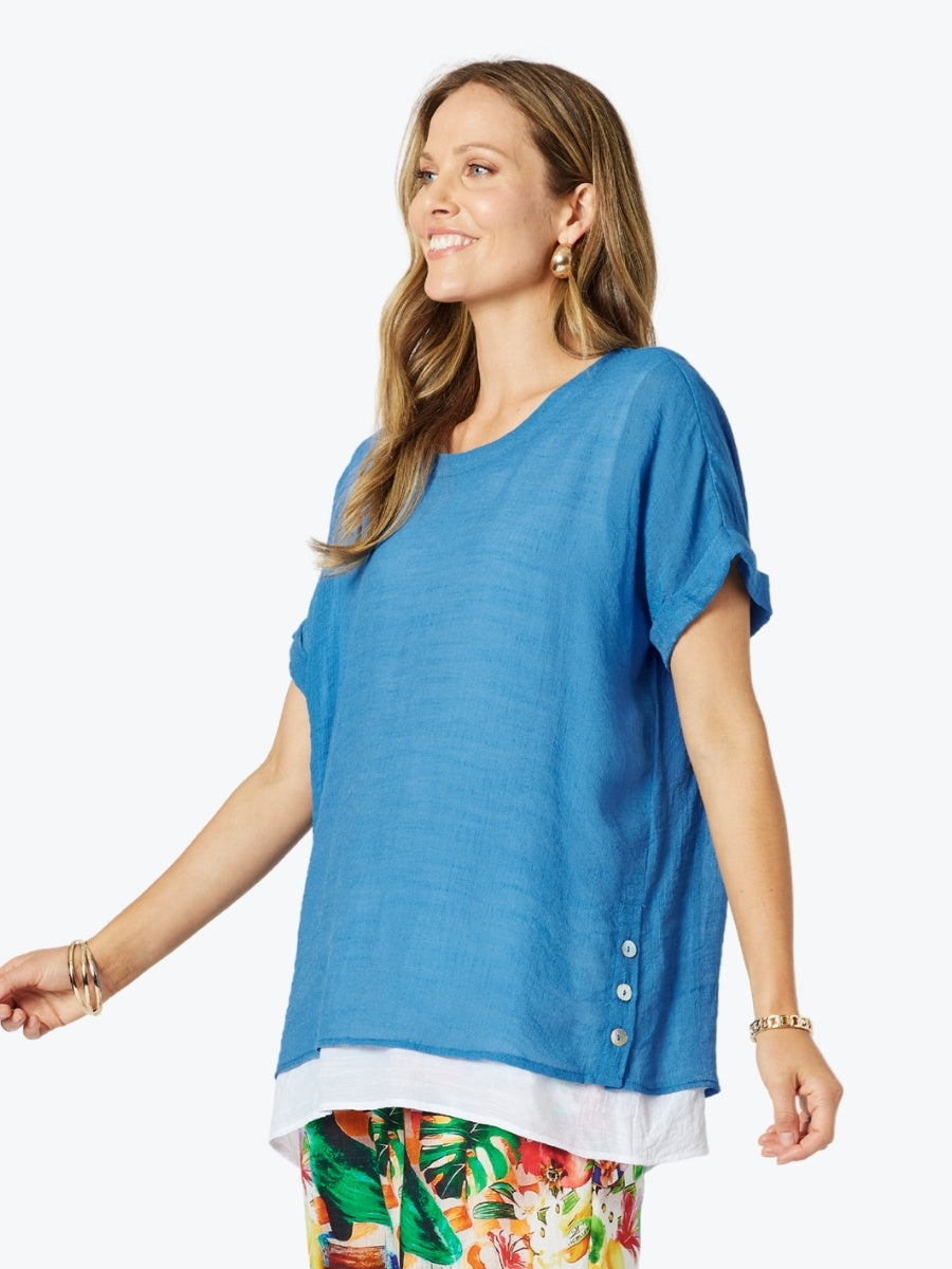 Clarity Palma Side Button Top 48303