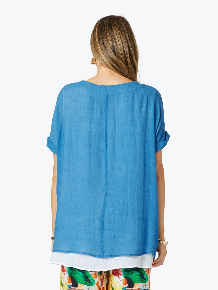 Clarity Palma Side Button Top 48303