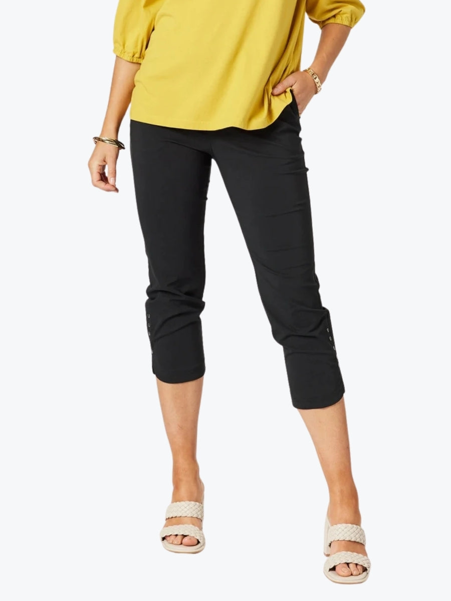 Clarity Petal Parachute Pant in Black