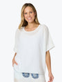 Clarity Riviera Relaxed Top | White