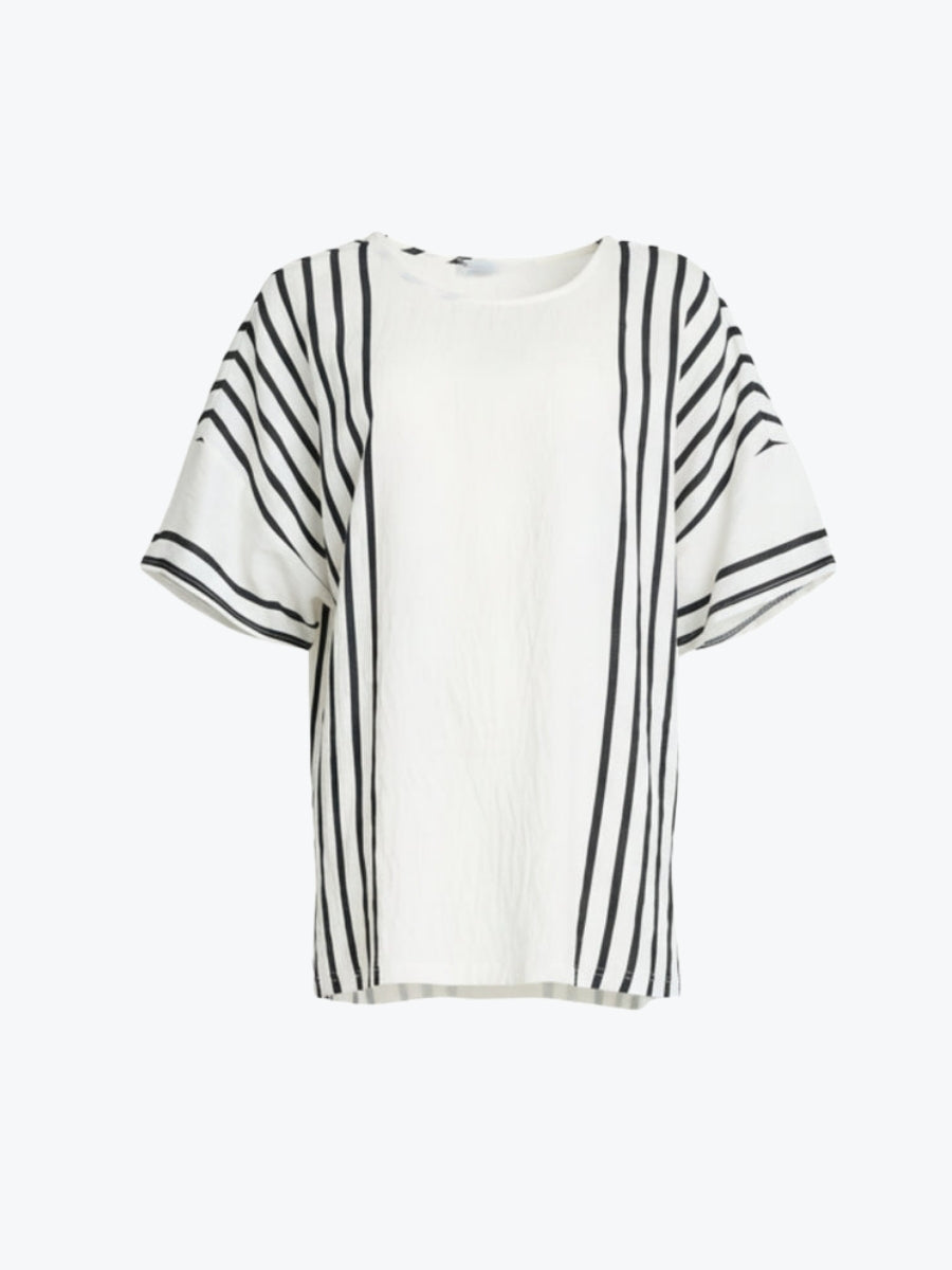 Clarity Sevilla Stripe Top | White/Black