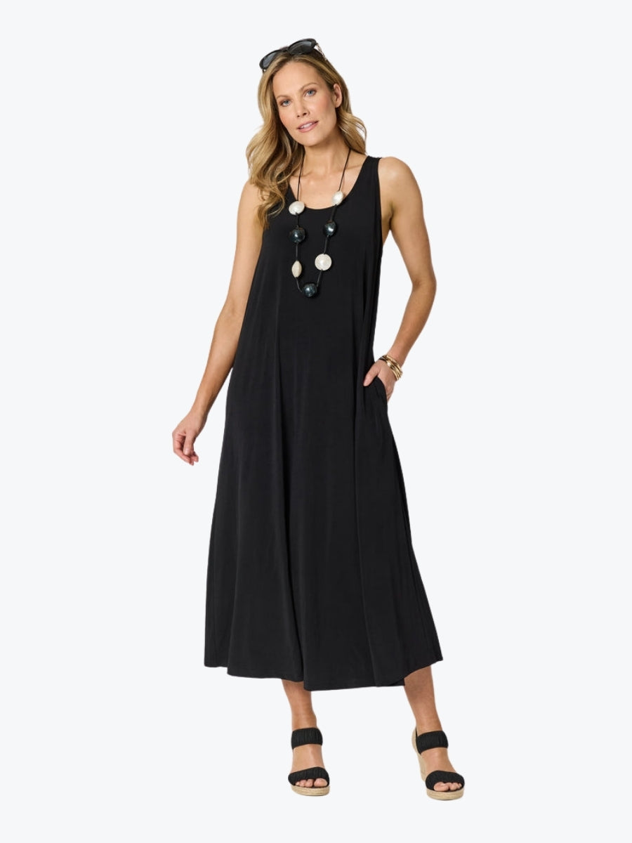 Clarity Traveller Tank Dress | Black