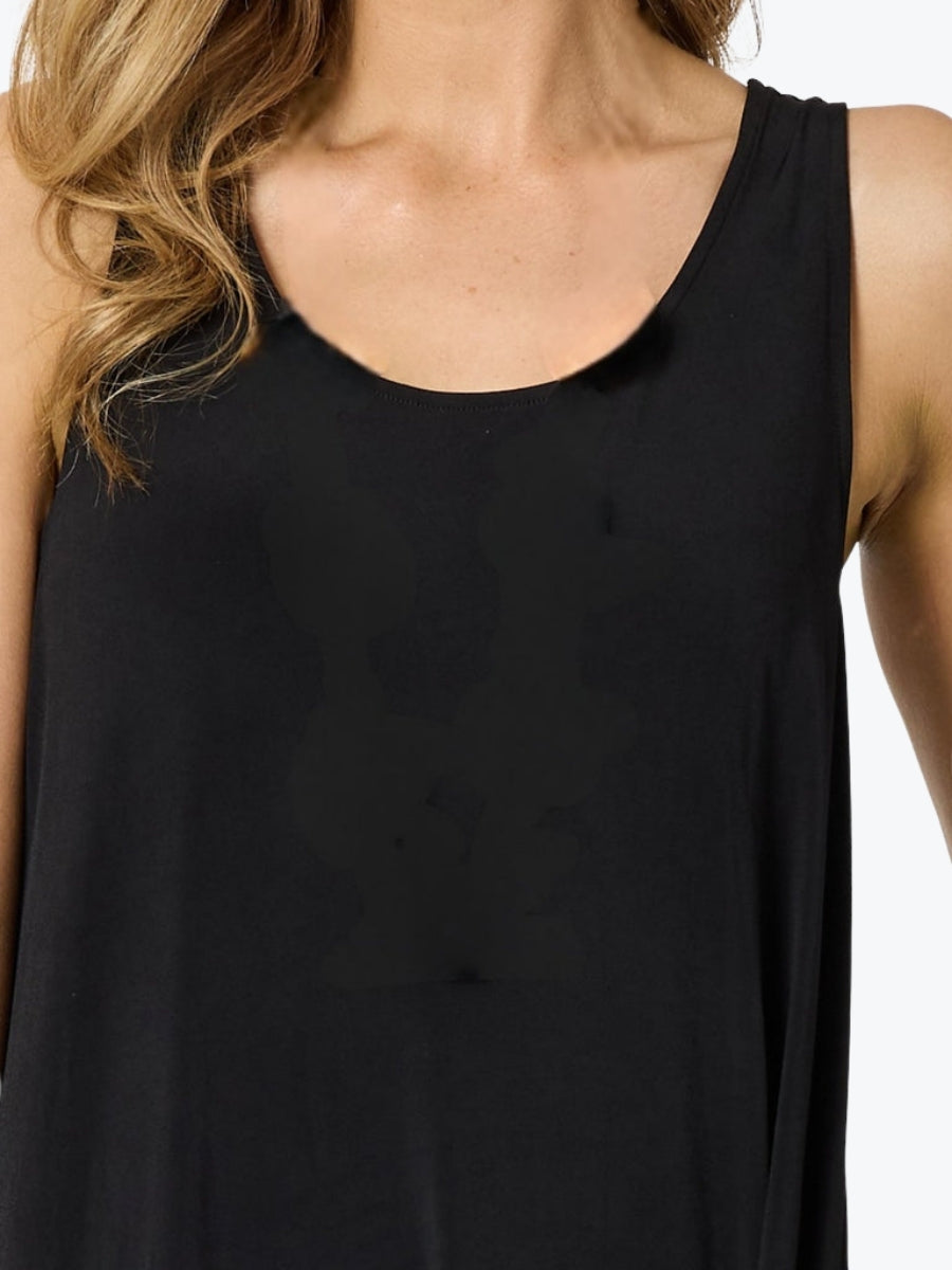 Clarity Traveller Tank Dress | Black