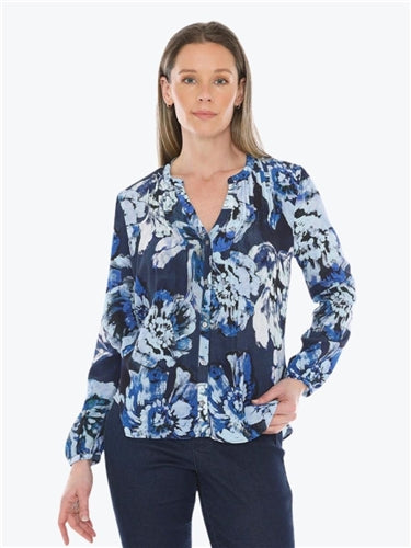 Jump Blue Bloom Top