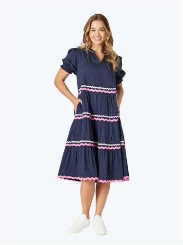 Threadz Ric Rac Tiered Dress 48435