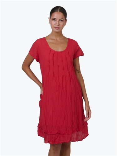 Namastai Crinkle Cotton Shift Dress