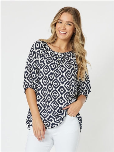 Threadz Diamond Tunic 46045