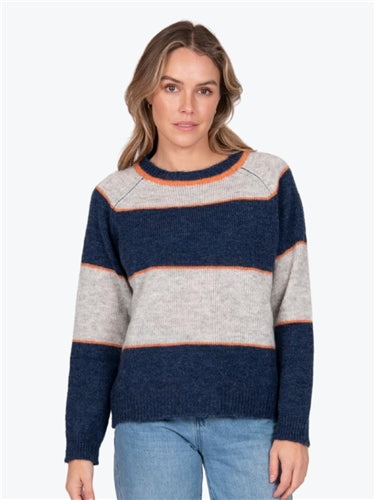 Fields Mohair Stripe Pullover FK5017