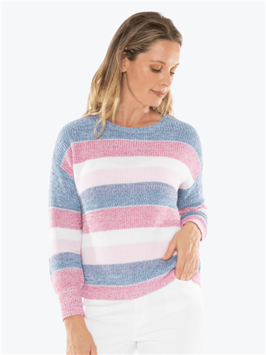 Jump Multi Stripe Pullover