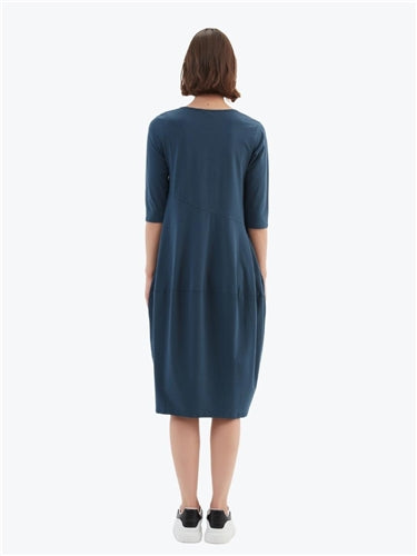 Tirelli Diagonal Seam Dress