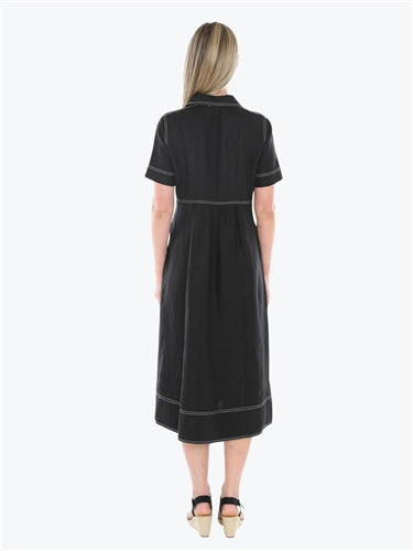 Jump Contrast Stitch Dress