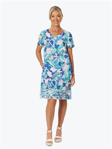 Gordon Smith Santa Monica Frilled Hem Dress 45654