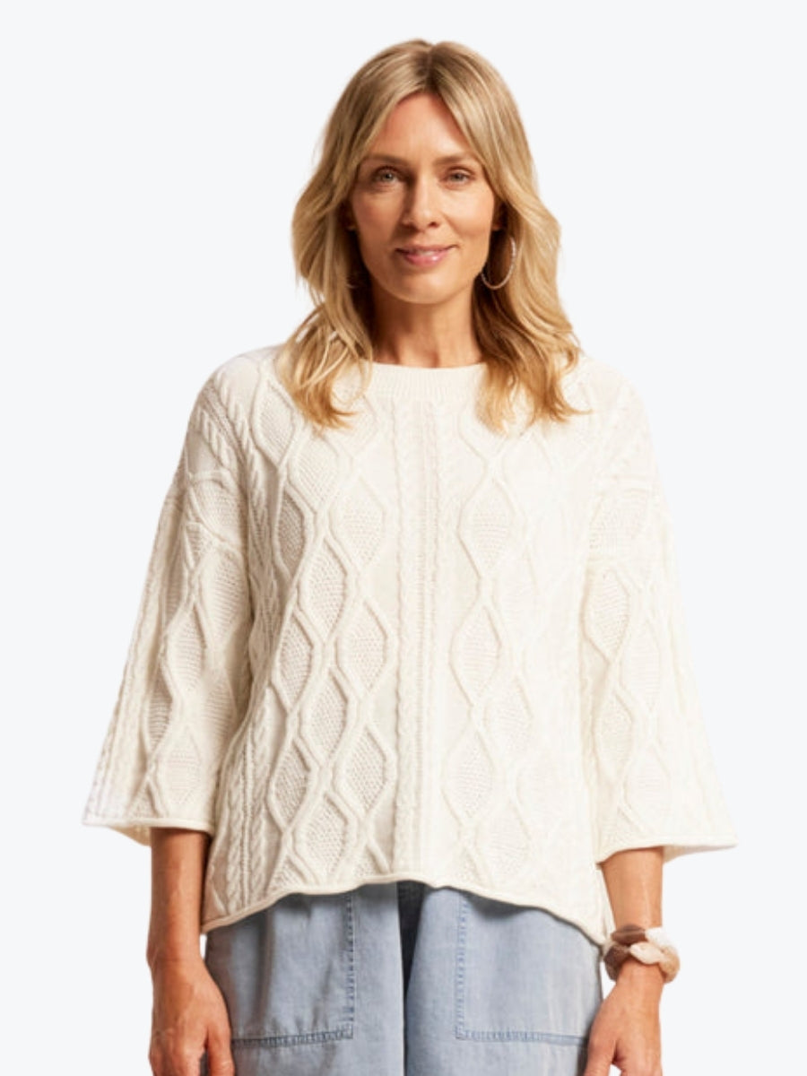 Eb + Ive Casa Cable Jumper | White