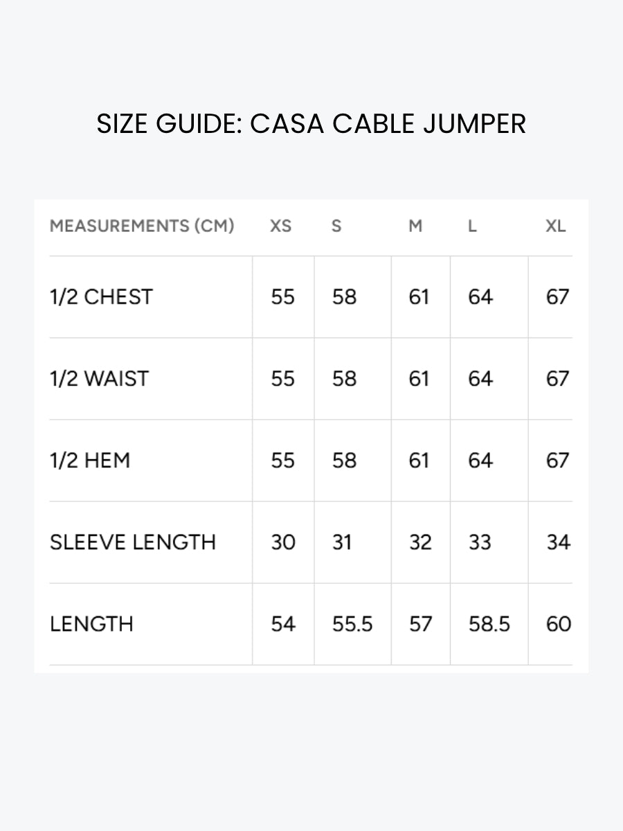 Eb + Ive Casa Cable Jumper | White