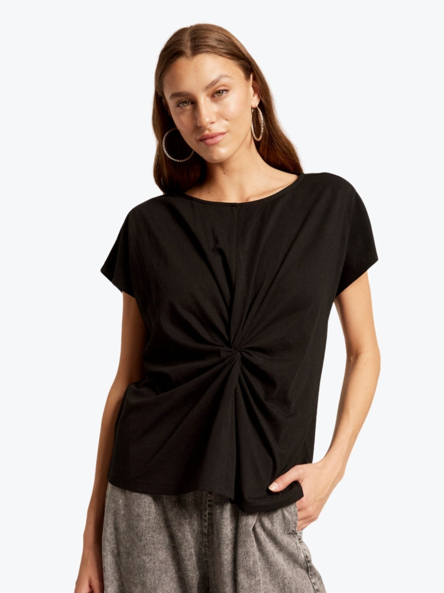 Eb + Ive Casa Twist Tshirt | Black