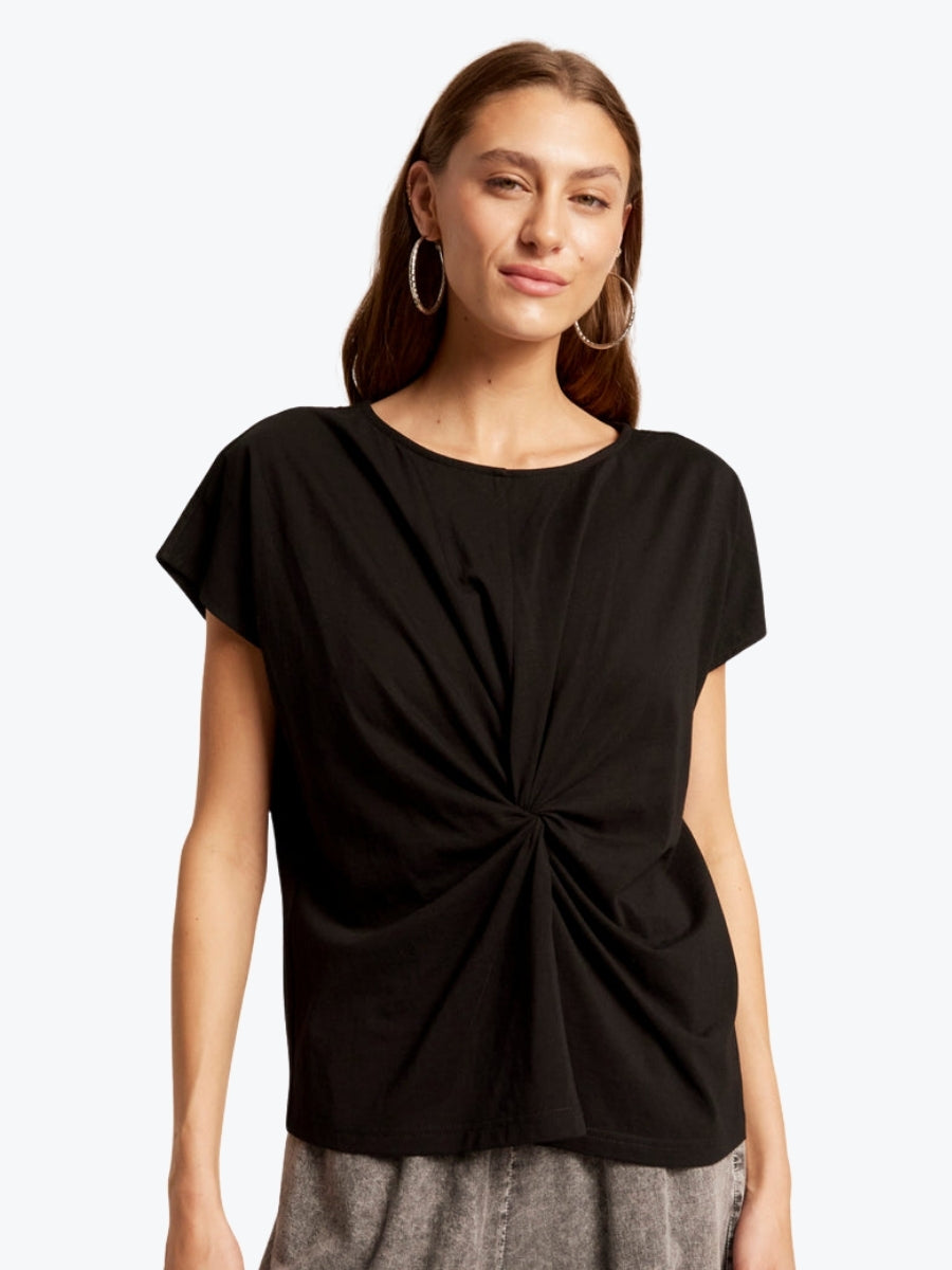 Eb + Ive Casa Twist Tshirt | Black